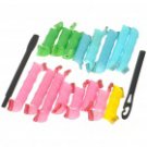 16x Hair non-toxic PP Plastic Rollers Curlers