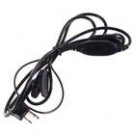 1.2m 3.5mm + 2.5mm Compact, lightweight Walkie Talkie Handsfree Earphone and Microphone