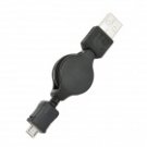 1USB Retractable Charging Cable for HTC Desire HD 70cm