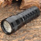 380~400nm 14-LED Ultraviolet Light UV Flashlight with AAA battery holder