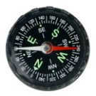 Mini Fluid-filled Compass Classy black and transparency shell design