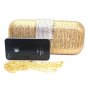 Evening Bag/Cluth with Rhinestone Inlaid & Detachable Shoulder Chain PU Leather  Metal