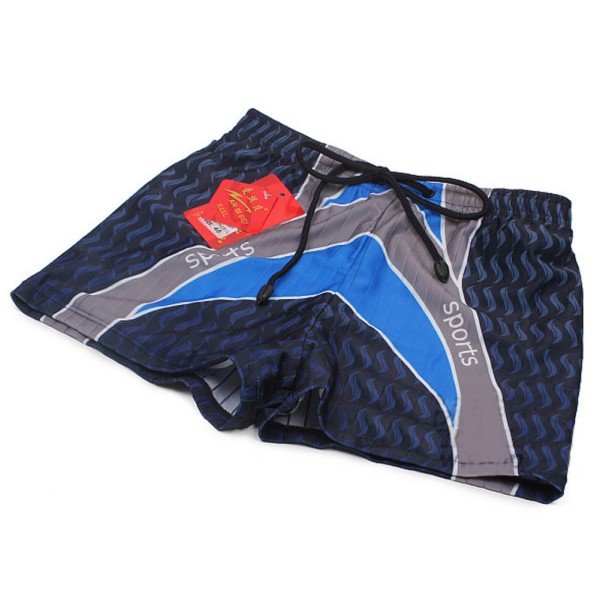 Multicolor Nylon and spandex Men’s Swimming Trunks