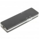 4Gb Rechargeable Voice Recorder with MP3 Player Black