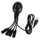 Cute Octopus USB 4-Port Hub compact design-perfect for travel