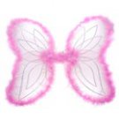 Fuzzy-Rimmed Charming Angel Wings Set Assorted Color