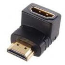 Right-angle HDMI Male to Female Adapter
