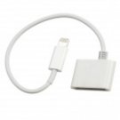 15cm 8-Pin Lightning M to 30-Pin F & Micro USB F Adapter Cable for iPhone 5