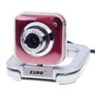 Red 1.3MP PC USB 2.0 Webcam with Built-in Microphone