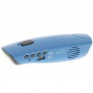 Hand-Crank 6-LED 500mAh White Light Dynamo Flashlight with FM Radio