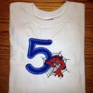 Spiderman Birthday Boy Shirt + Number