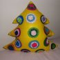 yelllow sun cheer tree pillow