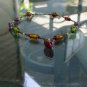 Handcrafted glass art necklace