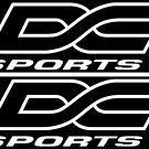 DC SPORTS RACING JDM VINYL DECAL STICKER GET 2... 5" X 1.81" !!