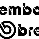 BREMBO VINYL DECAL STICKERS 2 @ 7.85" WIDE EACH!