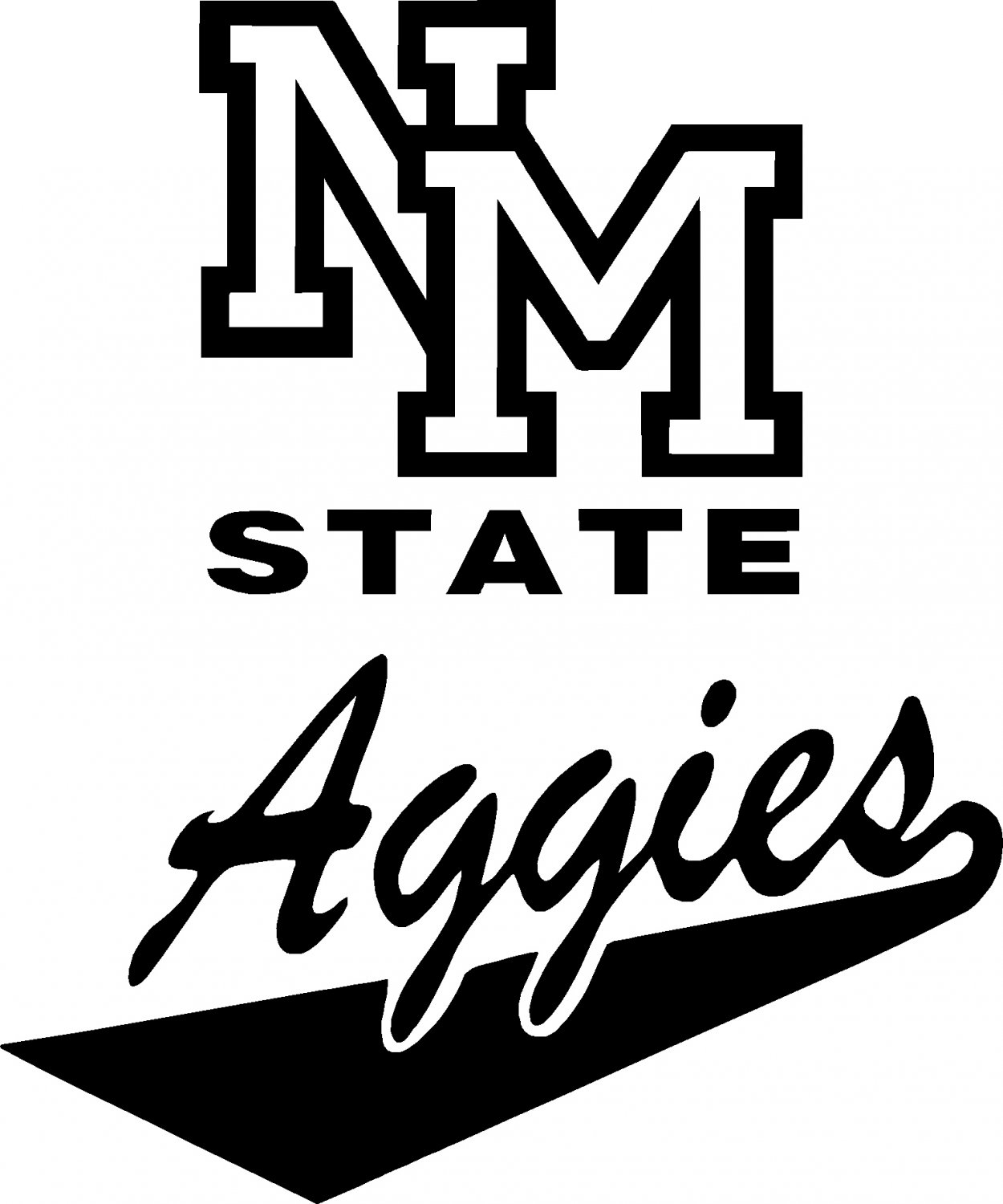 NEW MEXICO STATE AGGIES VINYL DECAL STICKER