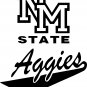 NEW MEXICO STATE AGGIES VINYL DECAL STICKER