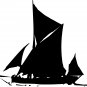 SAILBOAT SAILING VINYL DECAL STICKER 6" WIDE!