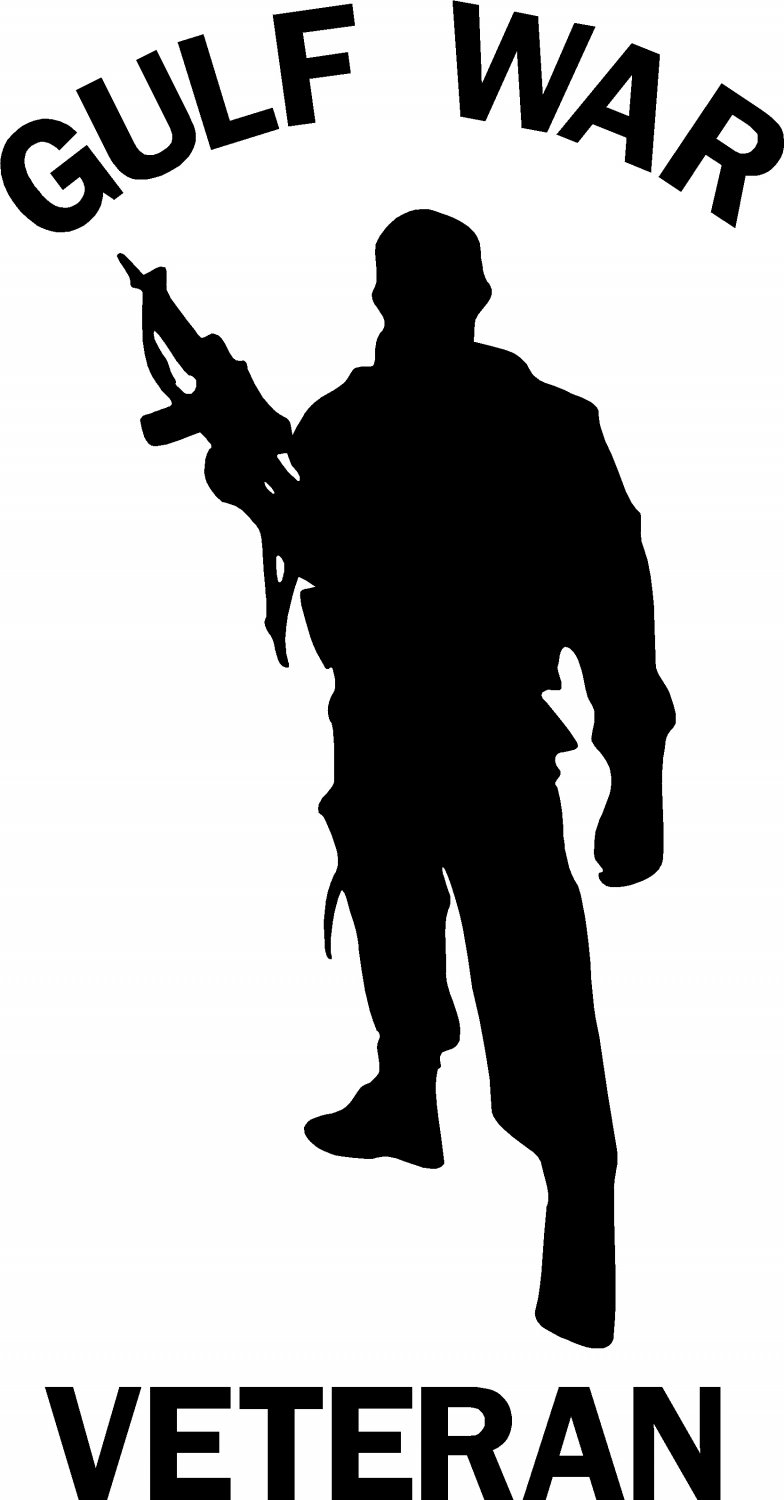 gulf war veteran vinyl decal sticker
