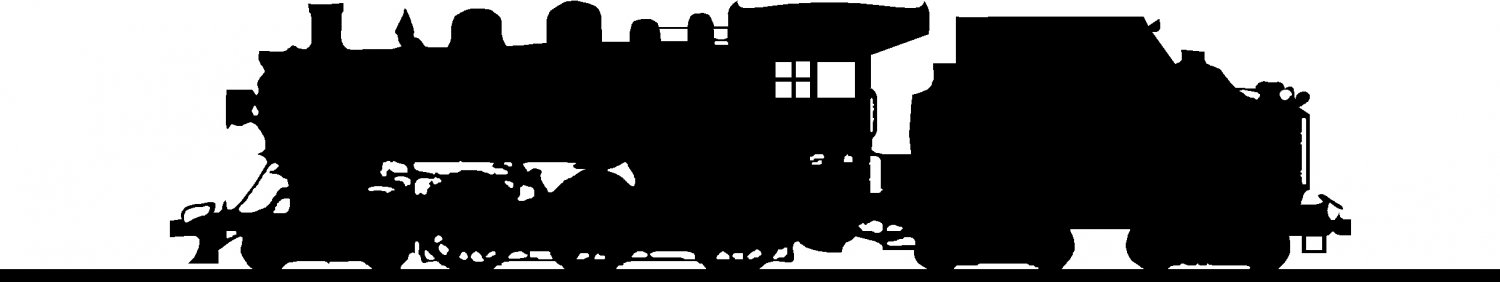TRAIN LOCOMOTIVE DETAILED! VINYL DECAL STICKER 9" WIDE