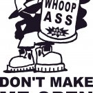 WHOOP ASS VINYL DECAL STICKER