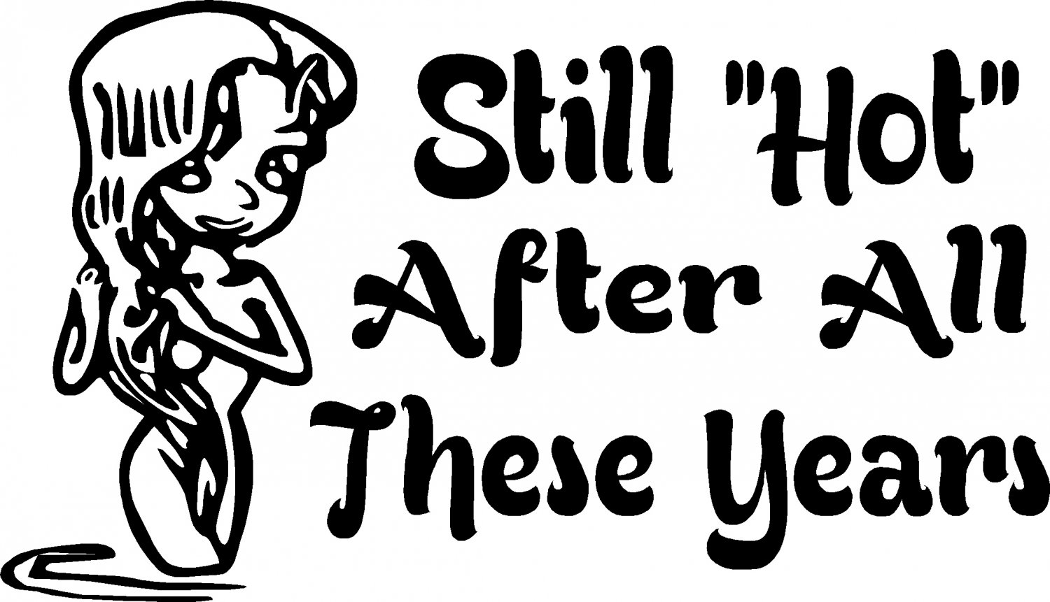milf sexy older woman hot attractive vinyl decal sticker