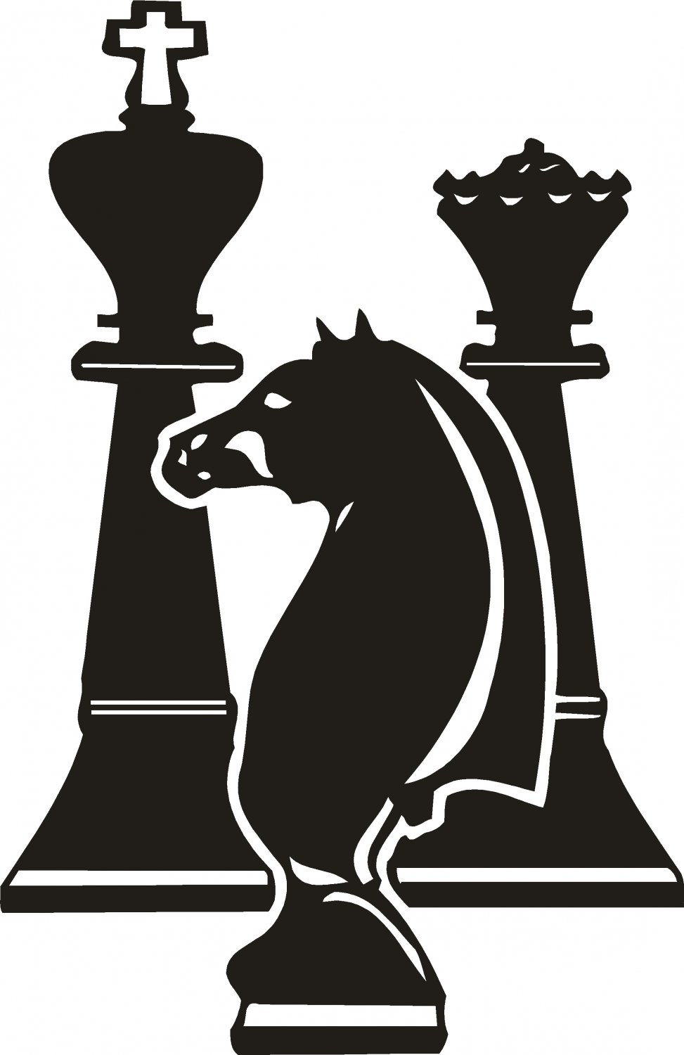CHESS PLAYER AUTO TRUCK VINYL DECAL STICKER