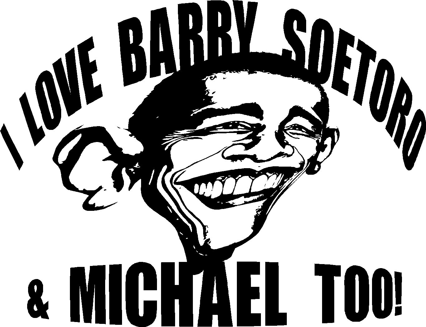 anti obama barry soetoro vinyl decal sticker 7.25" wide!