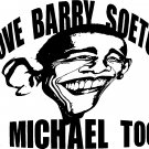 anti obama barry soetoro vinyl decal sticker 7.25" wide!