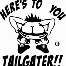 TAILGATING TAILGATER FUNNY VINYL DECAL STICKER