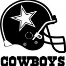 DALLAS COWBOYS HELMET VINYL DECAL STICKER 6" TALL