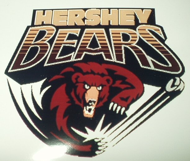 HERSHEY BEARS AHL HOCKEY LAPTOP PHONE VINYL DECAL STICKER 2.5" WIDE X 2.25" TALL