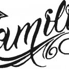 FAMOUS STARS AND STRAPS FAMILIA VINYL STICKER DECAL