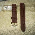 watch strap brown rubber waterproof 16-22 mm for all watches
