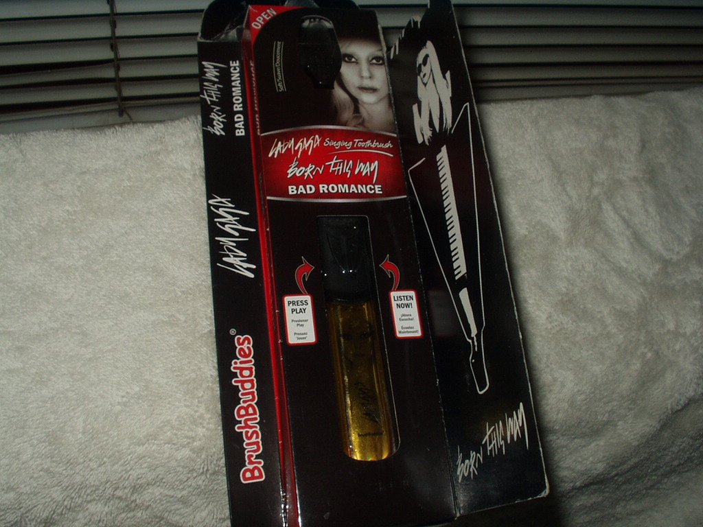 lady gaga toothbrush