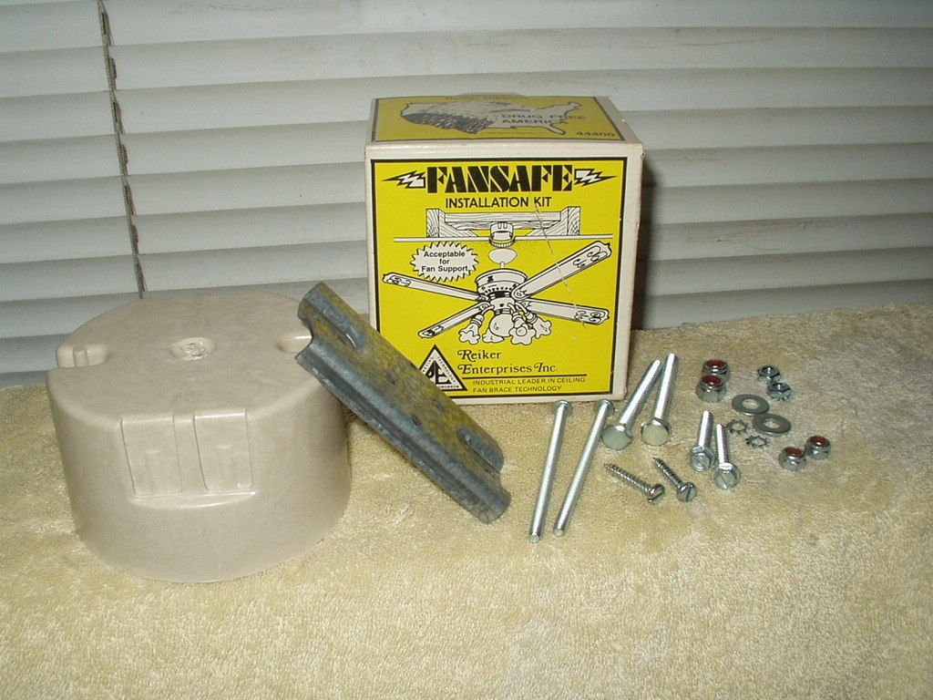 reiker fansafe 44400 ceiling fan installation kit ul