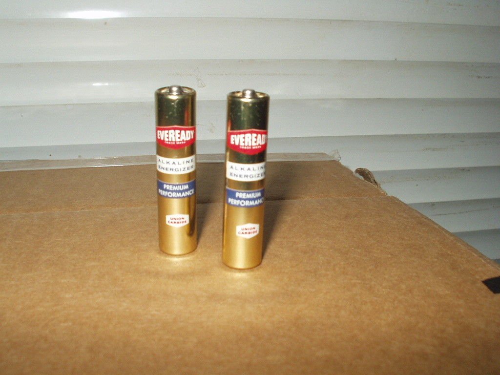 vintage eveready AAA batteries e92 union carbide premium alkaline lot