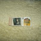 32 cent stamp the great train robbery & crayola crayons lot of 2 unused