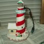 hallmark keepsake magic candy cane lookout blinking lighthouse ornament 1994