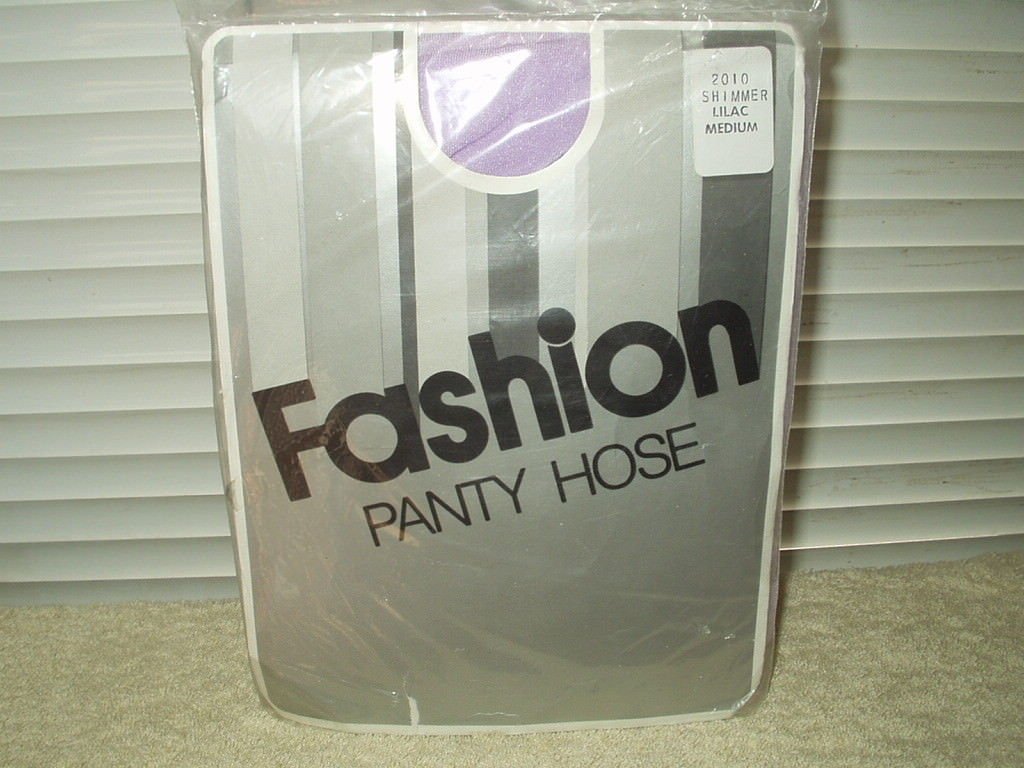 shimmer lilac 2010 medium panty hose fashion pantyhose design 147 vintage?
