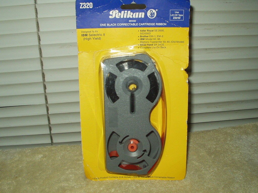 ibm selectric 2 black correctable ribbon pelican z320 adler royal brother facit