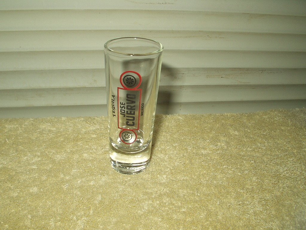 jose cuervo tequila 3" tall shot glass