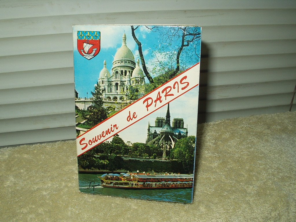 paris france vintage post cards pack of 20 each from the 1970's unused lyna