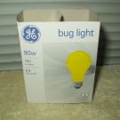 bug light ge 90 watt 700 lumens yellow color pack of 2 a19 bulbs
