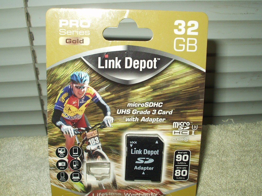 link depot full size sd adapter only for microsdhc uhs grade 3 card
