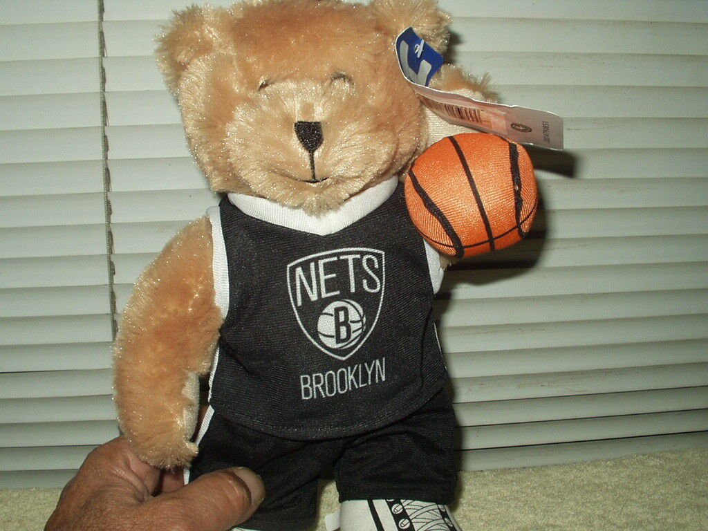 Brooklyn Nets 12 Plush Teddy Bear Nba Licensed By Good