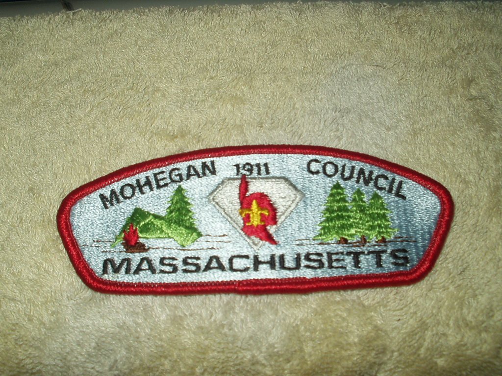 boy scouts vtg mohegan 1911 council massachusetts patch