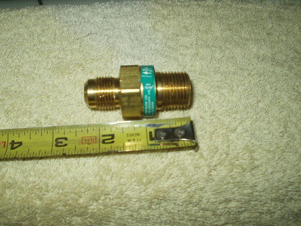 Gas Appliance brass Excess Flow Valve Series 1550 113016 safety bypass valve