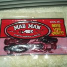 mad man crawfish craw fish fishing baits 2.5" 1 package w/ 4 each inside