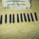 fountain pen royal blue ink cartridge refill 15 ea old stock german made 699602